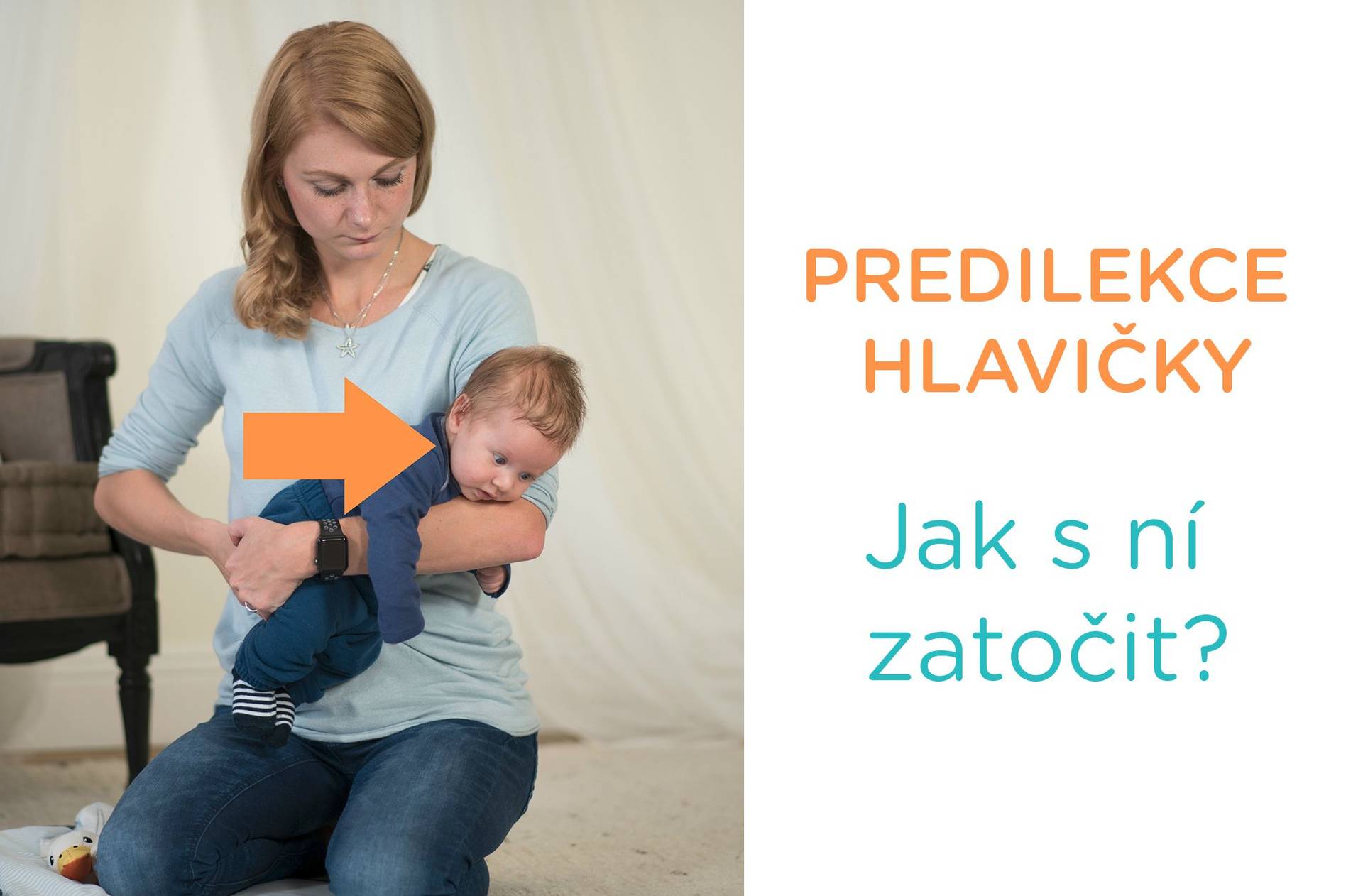 Predilekce hlavičky – jak pomoci miminku i bez rehabilitačního cvičení