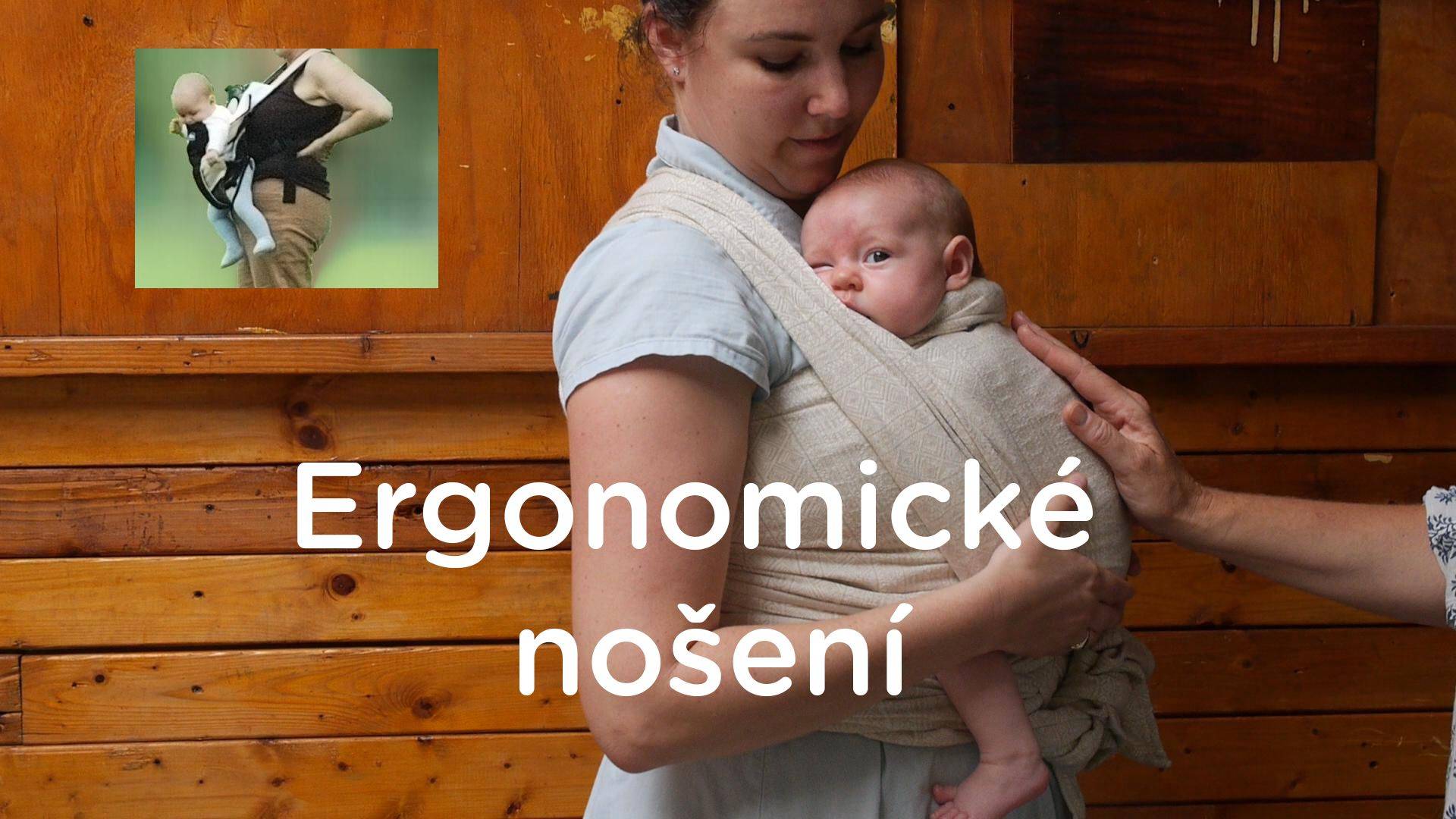 Co je a co není ergonomické nošení